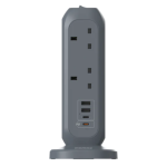 Momax US11UKE OnePlug PD20W 11位排插+4位快充USB拖板 (太空灰)